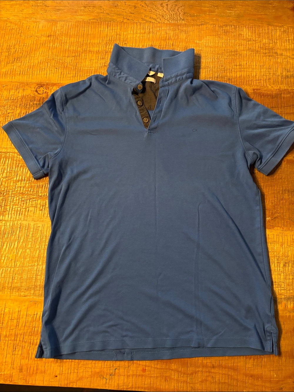 Calvin Klein Men's Short-Sleeve Navy Polo